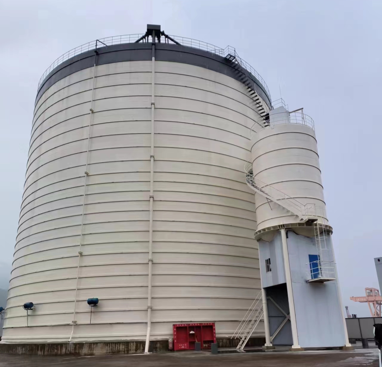 浮山10万吨水泥钢板库